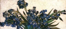 painting of Iris Flowers