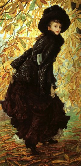 Woman in October Painting